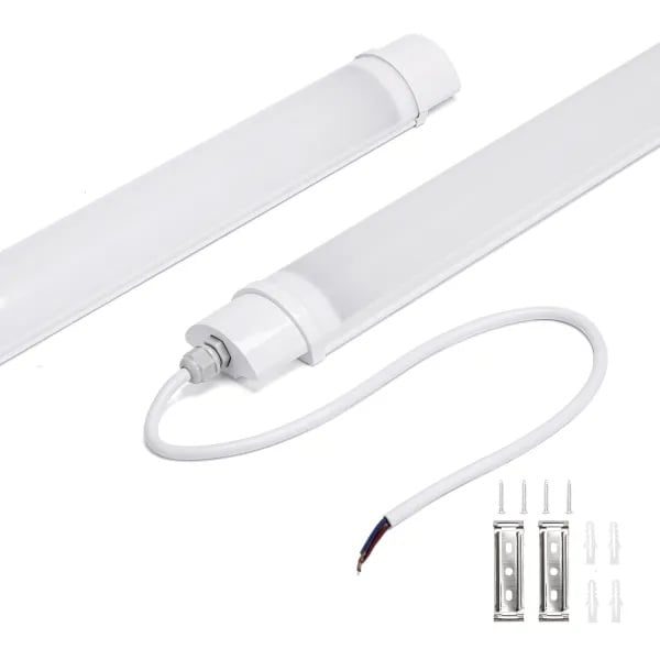 Aigostar LED batten light (1.2m, IP65, 40W, 3 couleurs de lumière)