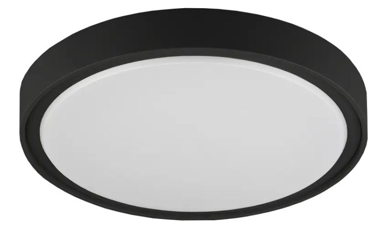 Fantasia QIJO runde schwarze Deckenleuchte LED IP65
