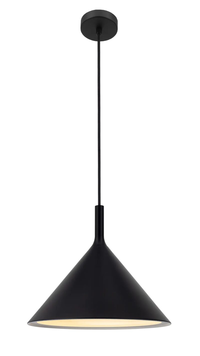 Fantasia KOTO Pendelleuchte E27 Ø295mm schwarz / schwarz / weiß
