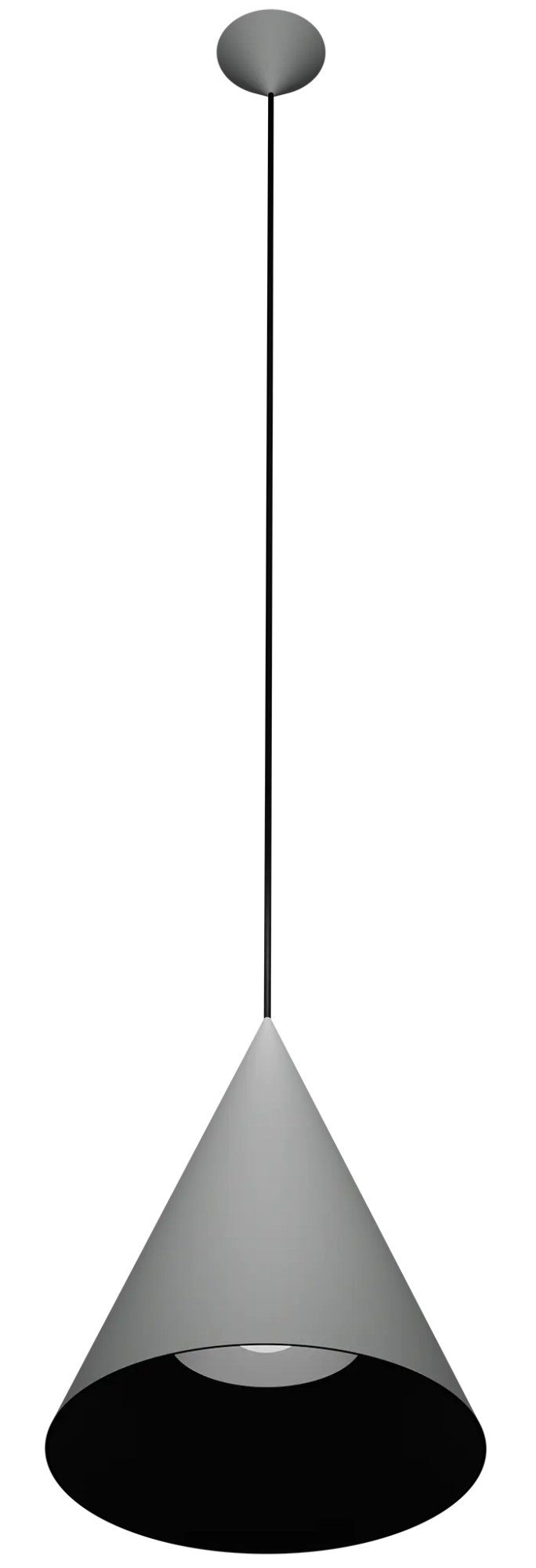 Fantasia MIRAGO Pendelleuchte Ø350mm grau/schwarz E27