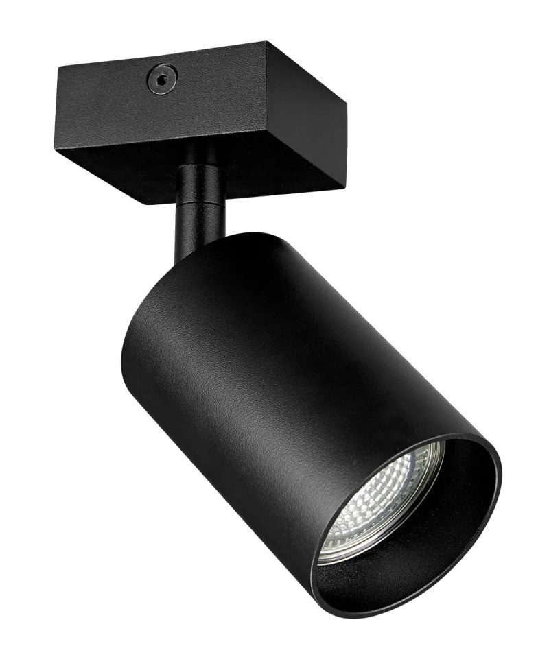 Fantasia Taboo GU10 surface spotlight, black, adjustable
