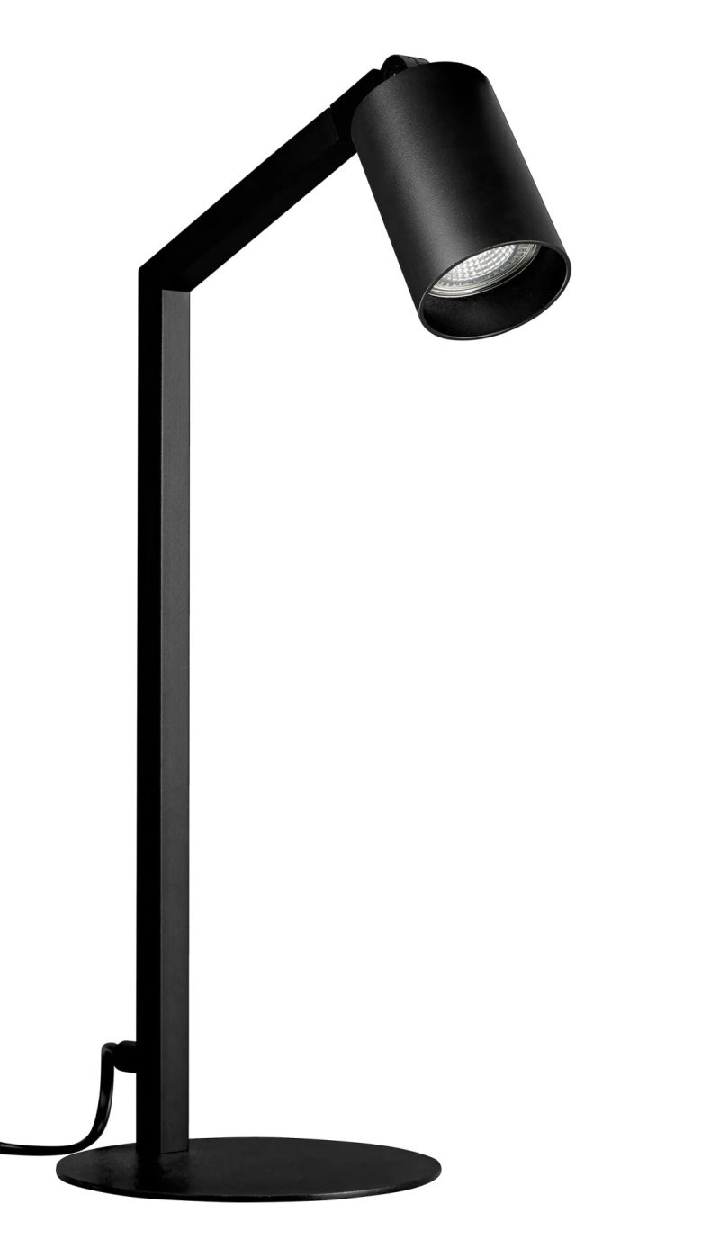 Fantasia Taboo tafellamp zwart, GU10-fitting, lichtbron niet inbegrepen