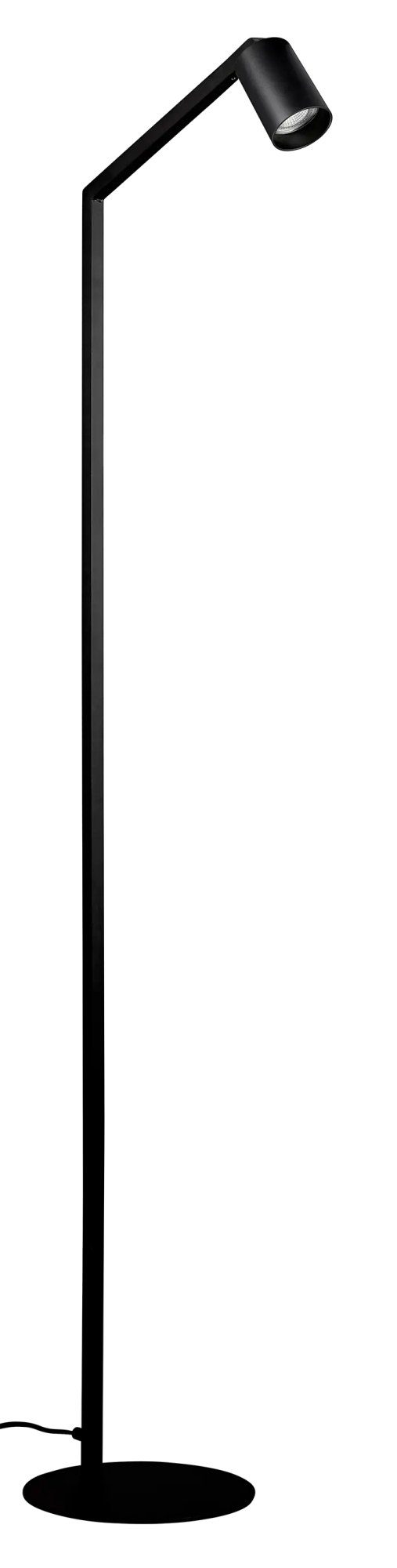 Fantasia Taboo lampada da terra GU10 nero alluminio orientabile