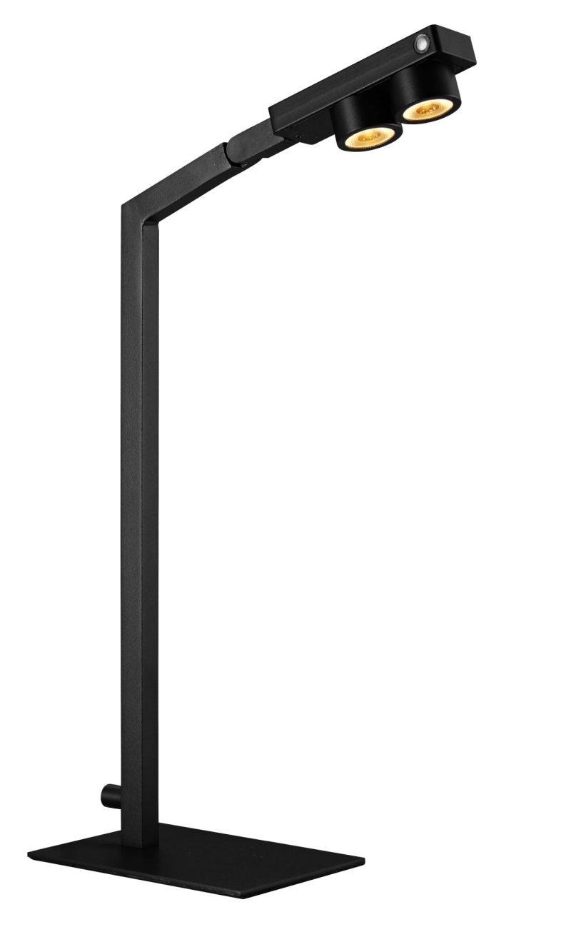 Fantasia JUTAI tafellamp LED 9,4W dimbaar, richtbare kap, zwart