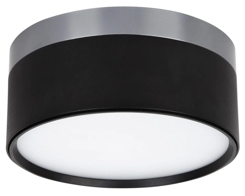 Fantasia RAKU LED ceiling/wall light Ø158mm brushed steel