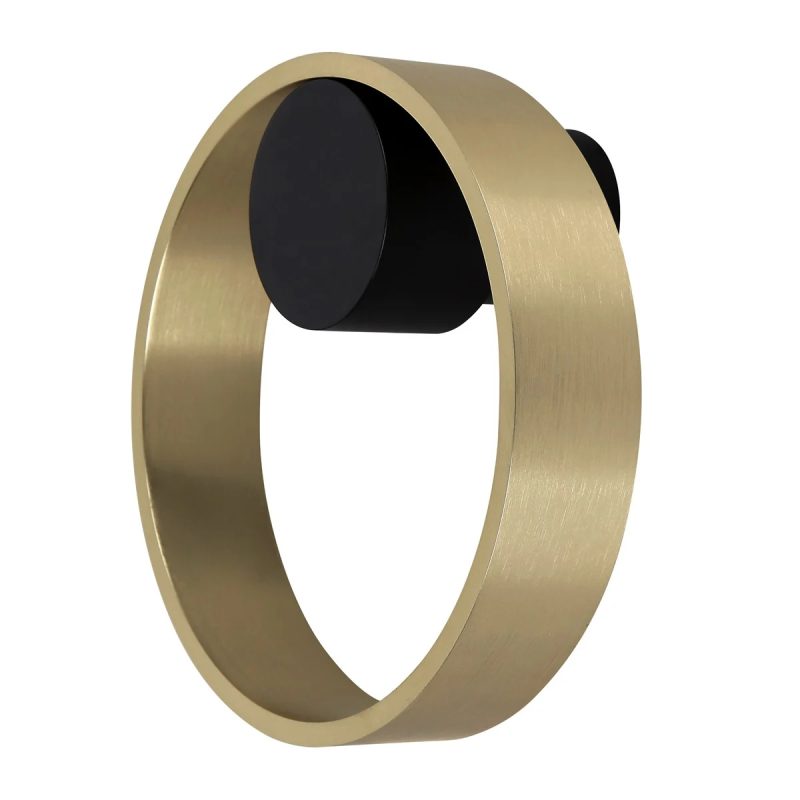 Fantasia BIJOU wall light in brushed gold and black, dimmable 3000K