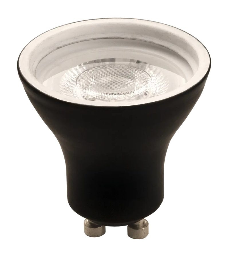 Fantasia Deep Deco Base GU10 LED lamp 8W 2700K zwart dimbaar