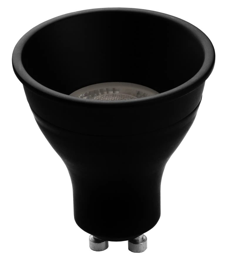 Fantasia Deep Deco Base bombilla LED GU10 8W 2700K regulable negra