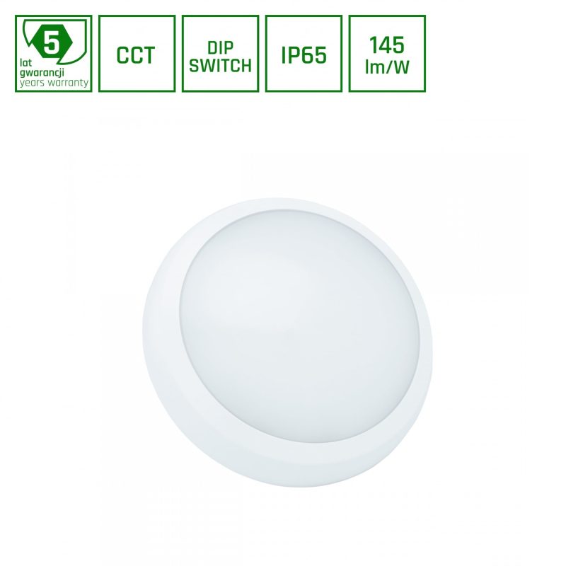 Spectrum LED NYMPHEA CITY PRO 2 ceiling light or wall light IP65 5yr warranty
