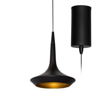 Indigo Wing hanglamp zwart-goud aluminium 8W LED 3000K