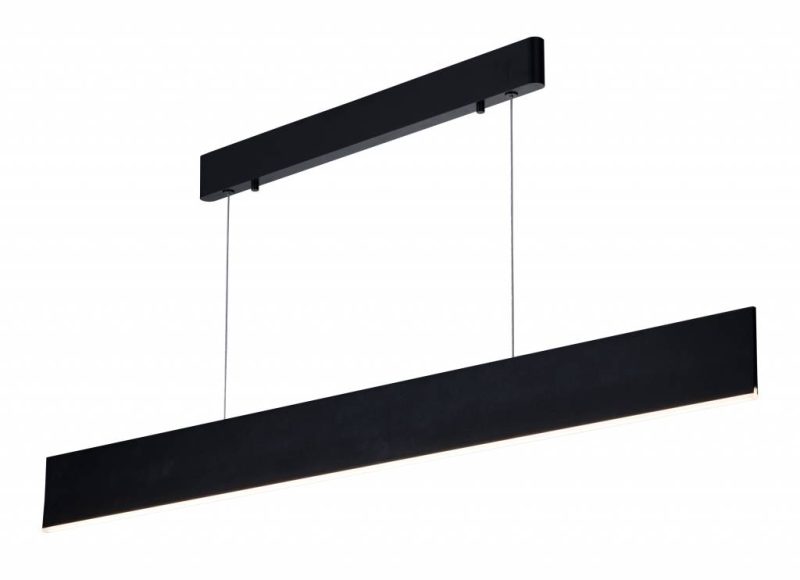 Fantasia PURE lampada a sospensione LED dimmerabile 180cm, nero, 37W SMD