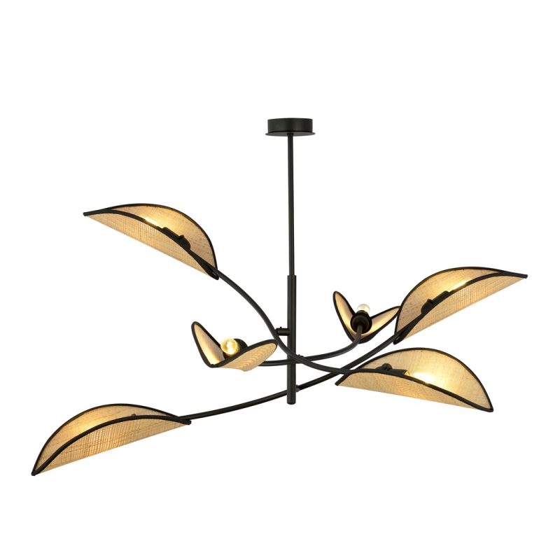 Emibig LOTUS 6 BLACK/RATTAN