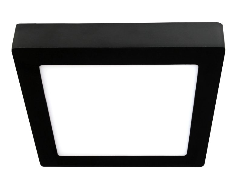 Fantasia Fluke Deckenleuchte quadratisch LED schwarz-weiß 235x235mm dimmbar