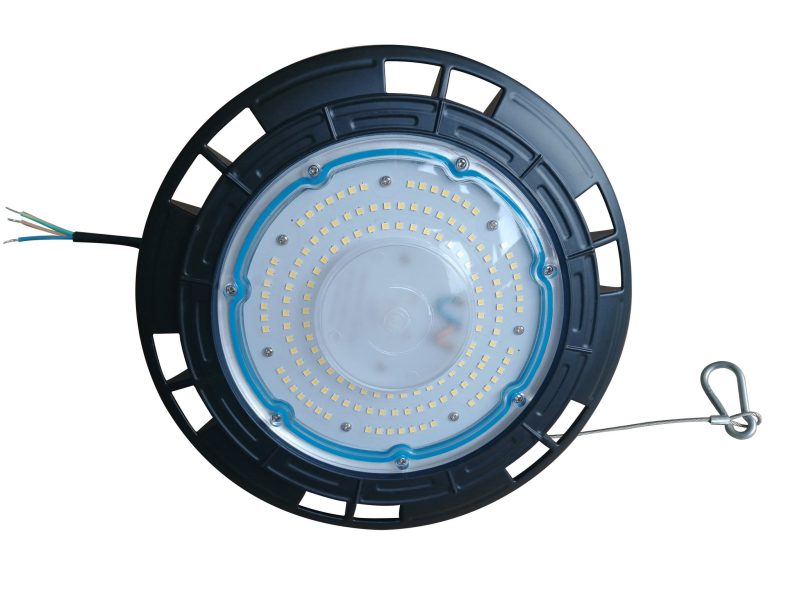UFO highbay 240W LED éclairage hangar IP65 noir
