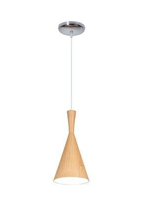 Linea Verdace Clessidra Design-Pendelleuchte Metall dunkles Holz E27 19cm
