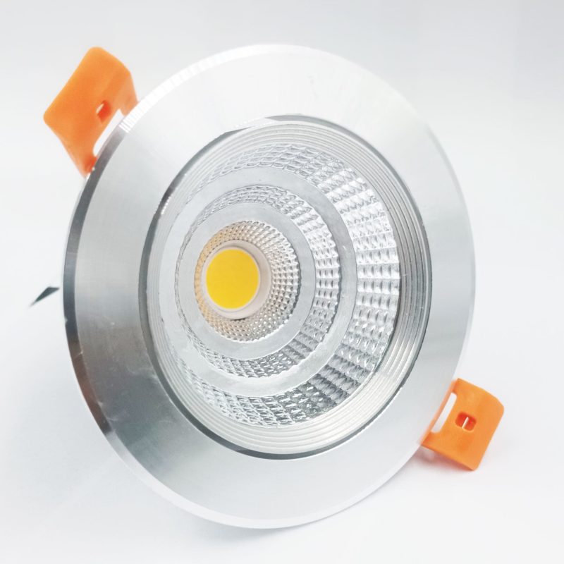 Fantasia Einbaustrahler grau LED 12W 108mm, schwenkbar