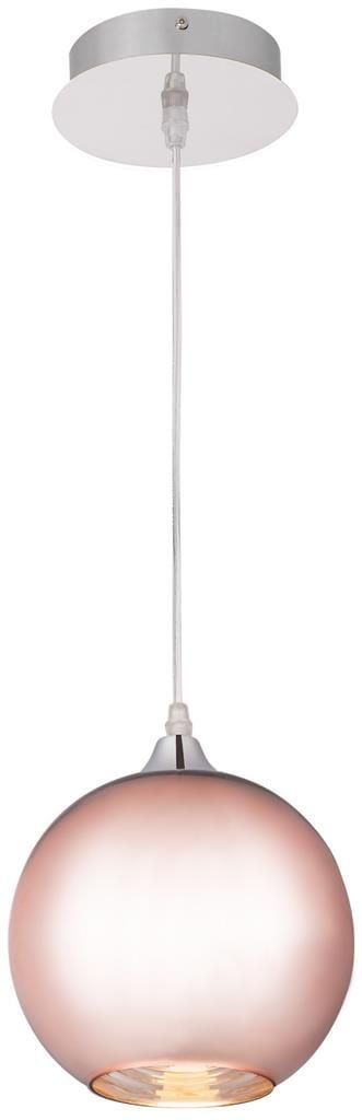 Linea Verdace Bolla bolvormige hanglamp koper spiegel E27 Ø25cm metaal