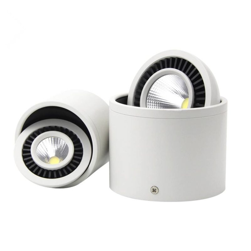 Deckenspot LED 7W dimmbar treiberlos weiß oder schwarz, 530 Lumen
