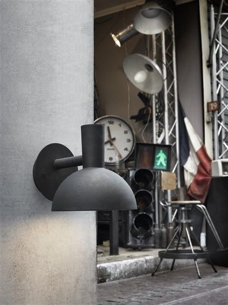 Nordlux Arki outdoor wall light E27 black industrial metal IP54