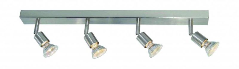 Fantasia Rune plafondlamp GU10x4 metaal en glas, richtbare spots, 550 mm