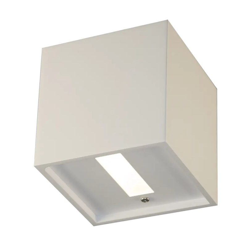 Fantasia NEMO wandlamp up-down vierkant G9 LED 2,5W dimbaar zandwit
