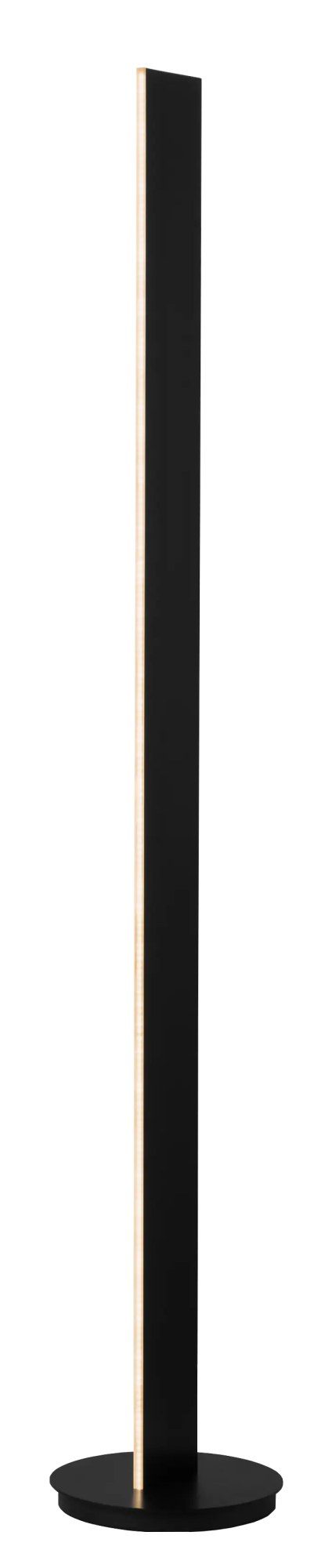 Fantasia Pure lampada da terra alluminio nero, LED 23W, 1517 mm