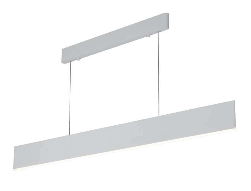 Fantasia Pure LED Pendelleuchte 120 cm, weiß, dimmbar, 26W 3000K
